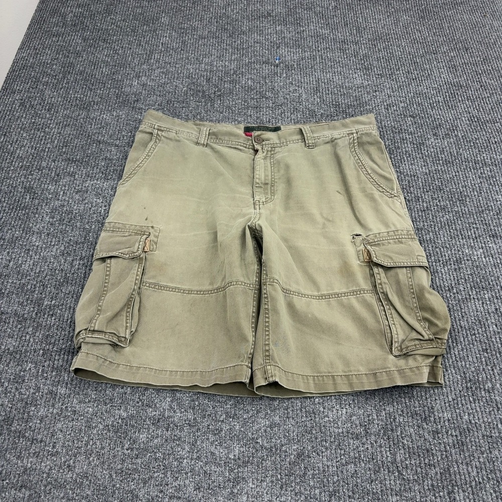 Old Navy Cargo Shorts Mens 38 Khaki Cotton Utility‎ Gorpcore Workwear Casual